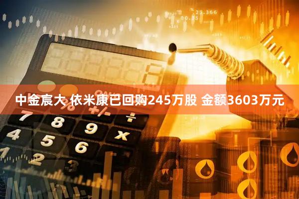 中金宸大 依米康已回购245万股 金额3603万元